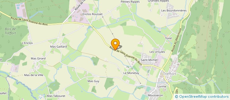 localisation de l'entreprise MADAME MAGALIE TISSOT  VAL-REVERMONT