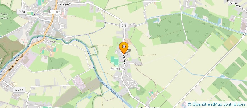 localisation de l'entreprise MADAME MAGALIE TOMBELLE  ANHIERS