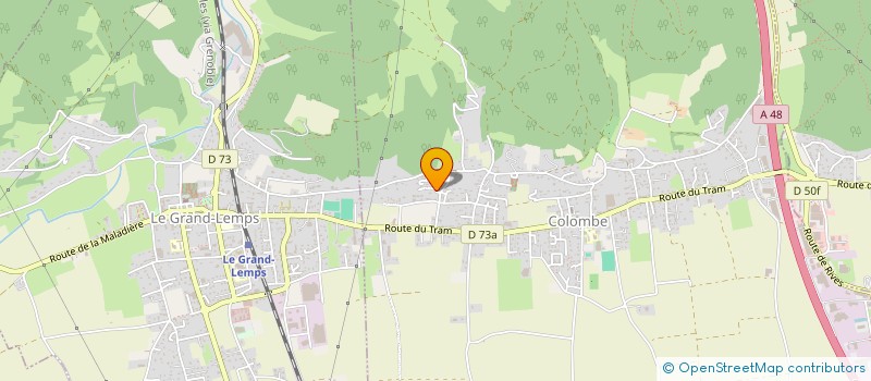 localisation de l'entreprise MADAME MAGALIE VARREAUX à COLOMBE