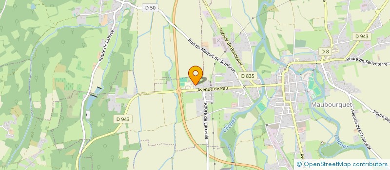 localisation de l'entreprise MADAME MAGALIE VIBOUD  MAUBOURGUET