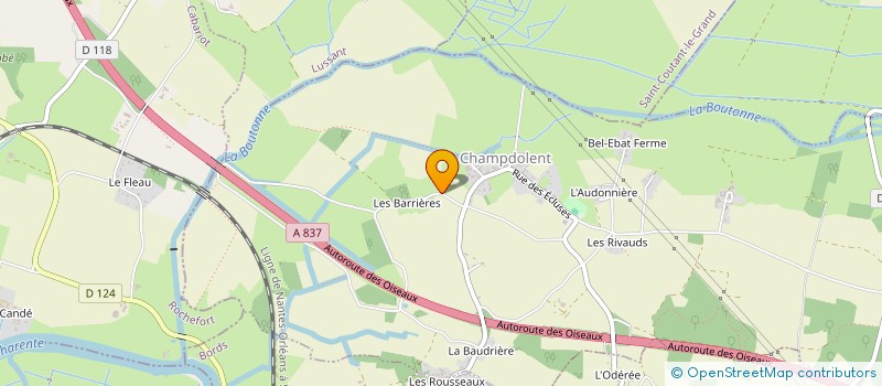 localisation de l'entreprise MADAME MAGALIE VINET  CHAMPDOLENT