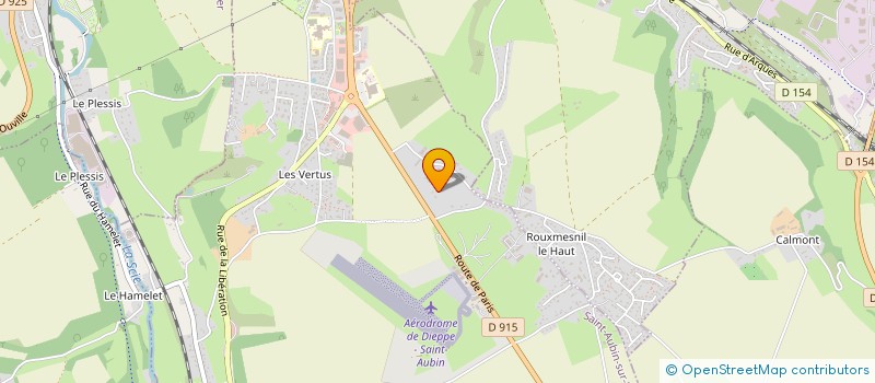localisation de l'entreprise MADAME MAGALIE VIVIER à SAINT-AUBIN-SUR-SCIE