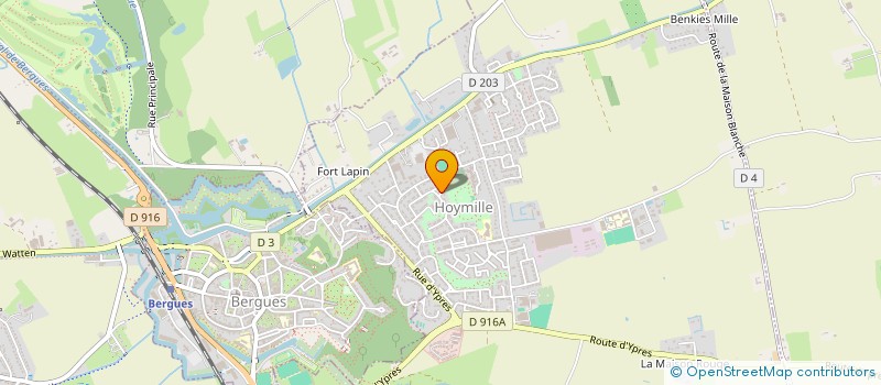 localisation de l'entreprise MADAME MAGALIE WADOUX  HOYMILLE