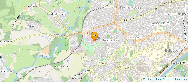localisation de l'entreprise MADAME MAGALIE ZEBISCO à LIMOGES