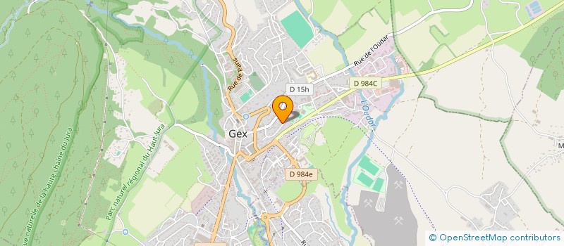 localisation de l'entreprise MADAME MAGALY BARATHIEU  GEX