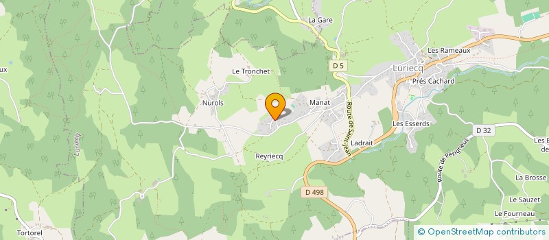 localisation de l'entreprise MADAME MAGALY BLACHON  LURIECQ