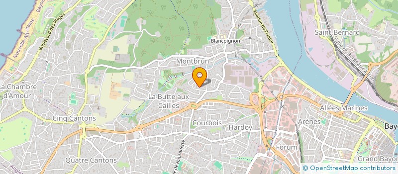 localisation de l'entreprise MADAME MAGALY CAUMONT à ANGLET