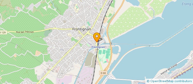 localisation de l'entreprise MADAME MAGALY DELSUC à FRONTIGNAN
