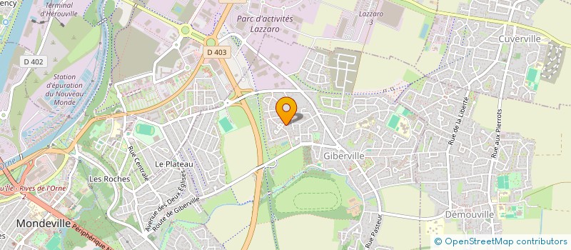 localisation de l'entreprise MADAME MAGALY GAUCHE  GIBERVILLE