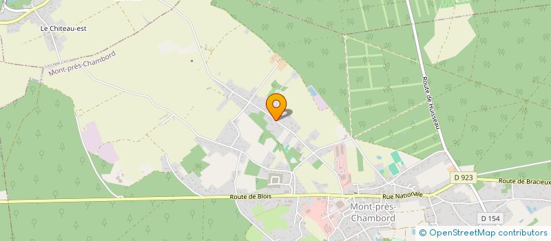 localisation de l'entreprise MADAME MAGALY GINET  MONT-PRES-CHAMBORD