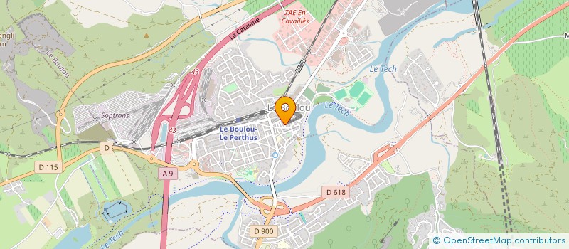 localisation de l'entreprise MADAME MAGALY GOUPIL  LE BOULOU