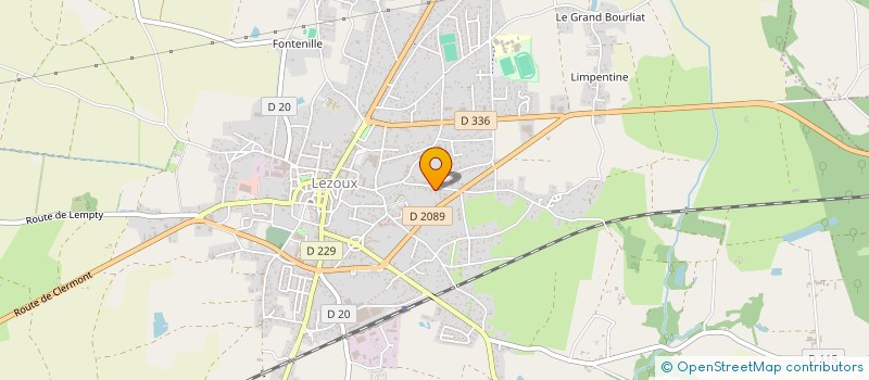 localisation de l'entreprise MADAME MAGALY GREZE  LEZOUX