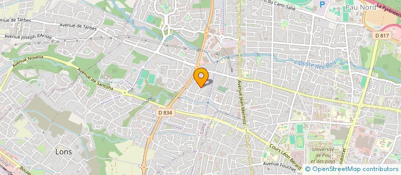 localisation de l'entreprise MADAME MAGALY HADJ à LONS