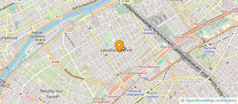 localisation de l'entreprise MADAME MAGALY HELARY à LEVALLOIS-PERRET