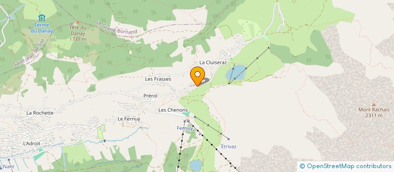 localisation de l'entreprise MADAME MAGALY HELBERT à LA CLUSAZ