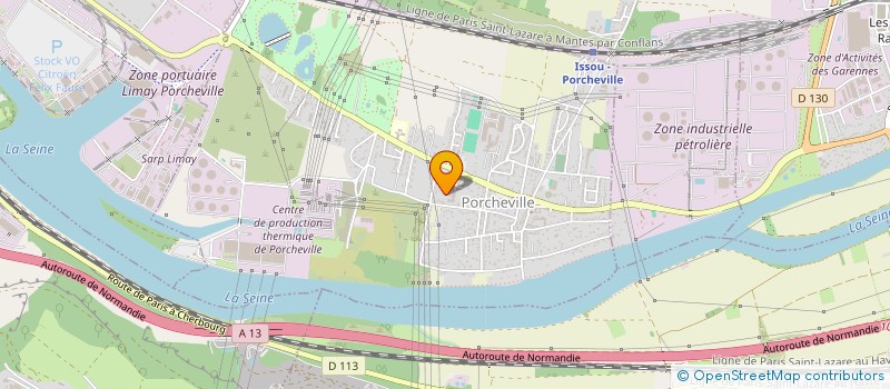 localisation de l'entreprise MADAME MAGALY JANSSOONE  PORCHEVILLE