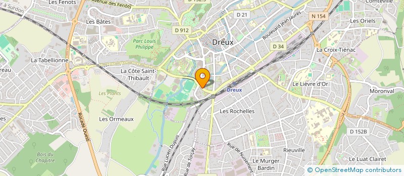 localisation de l'entreprise MADAME MAGALY LEBORGNE à DREUX