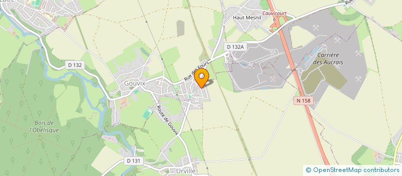 localisation de l'entreprise MADAME MAGALY LEHARIVEL  URVILLE