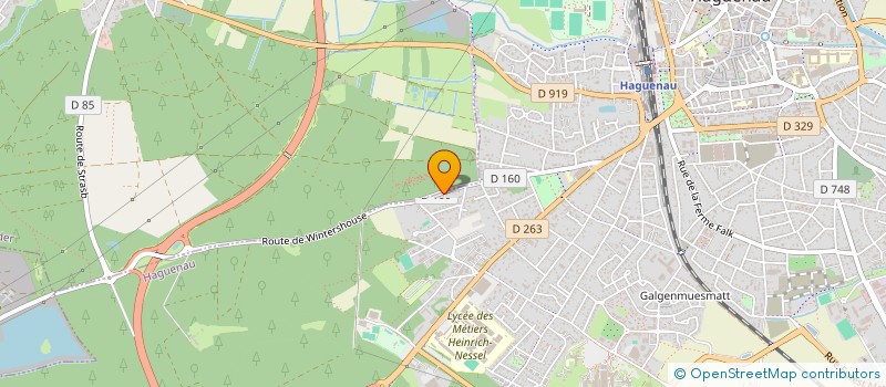 localisation de l'entreprise MADAME MAGALY LEHE  HAGUENAU