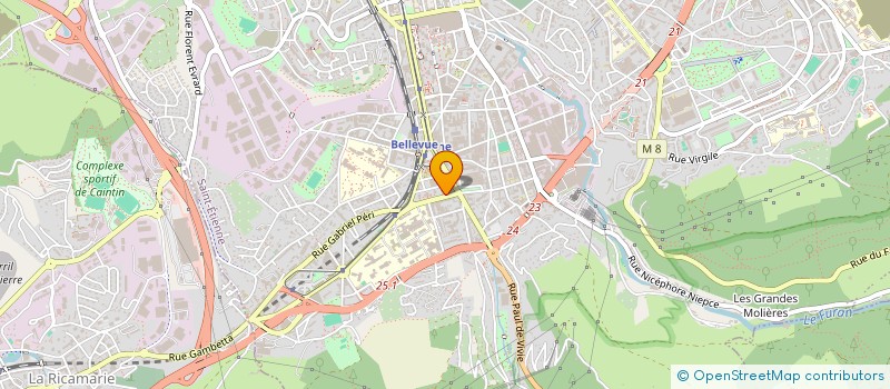 localisation de l'entreprise MADAME MAGALY LOMBARDIN  SAINT-ETIENNE