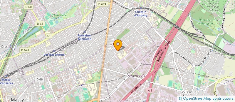 localisation de l'entreprise MADAME MAGALY LORCY à ANTONY