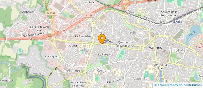 localisation de l'entreprise MADAME MAGALY MARRE à VANNES