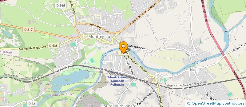 localisation de l'entreprise MADAME MAGALY MARTY  GOURDAN-POLIGNAN