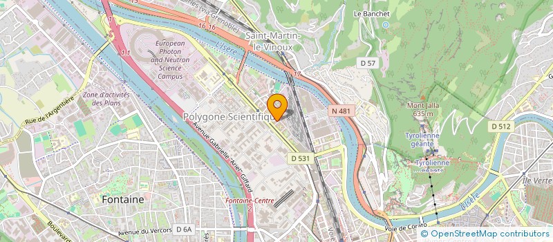 localisation de l'entreprise MADAME MAGALY MEUNIER à GRENOBLE