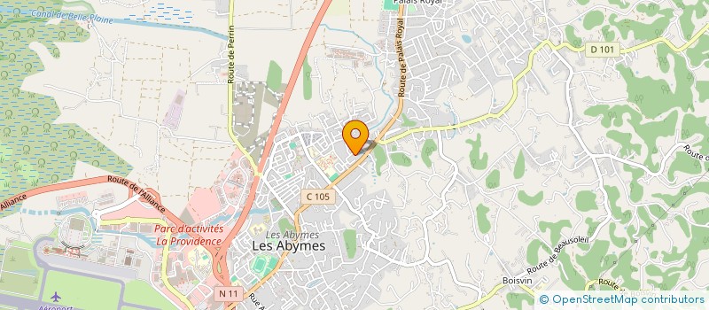 localisation de l'entreprise MADAME MAGALY OFFRANC à LES ABYMES