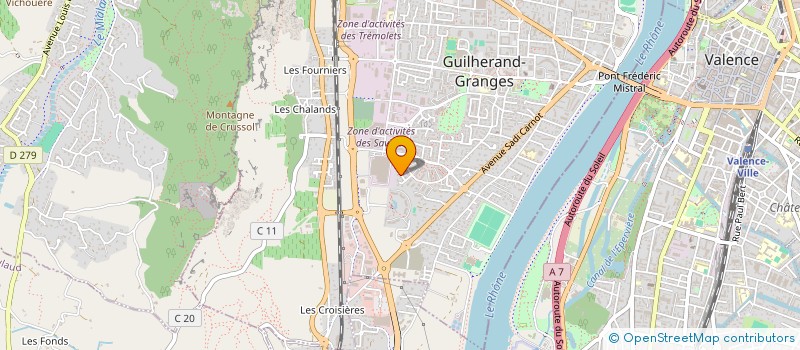 localisation de l'entreprise MADAME MAGALY PAREDES  GUILHERAND-GRANGES