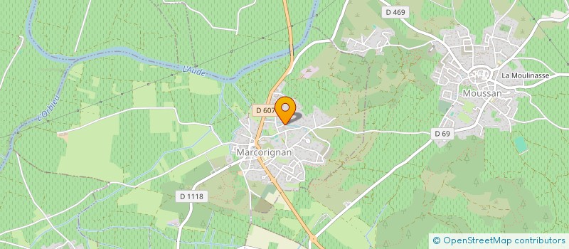 localisation de l'entreprise MADAME MAGALY POMMIER  MARCORIGNAN