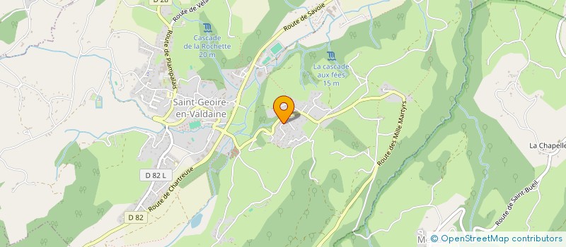localisation de l'entreprise MADAME MAGALY REY  SAINT-GEOIRE-EN-VALDAINE