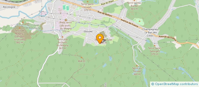 localisation de l'entreprise MADAME MAGALY TSCHAEN  CHAMPAGNEY