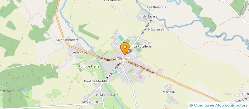 localisation de l'entreprise MADAME MAGALY VAN HASSELAAR à CLION