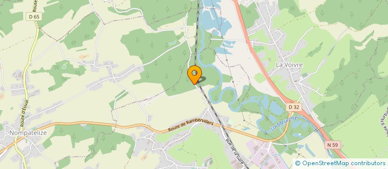 localisation de l'entreprise MADAME MAGALY VINCENT  SAINT-MICHEL-SUR-MEURTHE