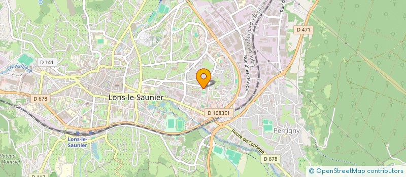 localisation de l'entreprise MADAME MAGALY WACH  LONS-LE-SAUNIER