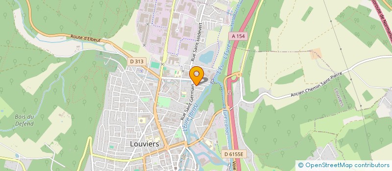 localisation de l'entreprise MADAME MAGALY YVINEC à LOUVIERS