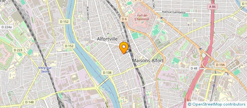 localisation de l'entreprise MADAME MAGDA ABERT  ALFORTVILLE