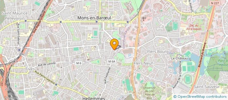 localisation de l'entreprise MADAME MAGDA DADA à MONS-EN-BARŒUL