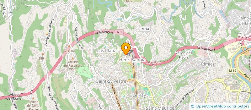 localisation de l'entreprise MADAME MAGDA HNATYSZYN à NICE