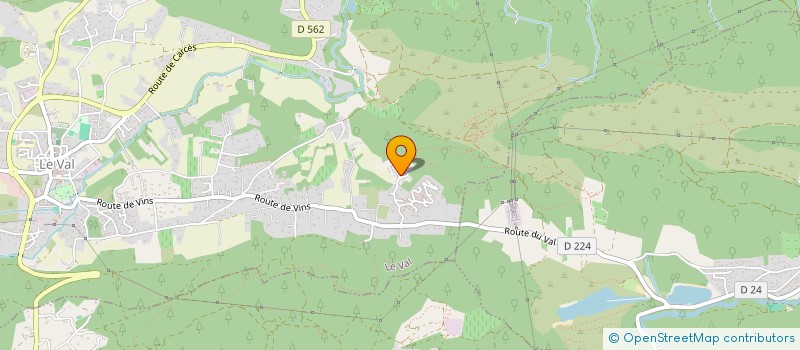 localisation de l'entreprise MADAME MAGDA IGYARTO  LE VAL