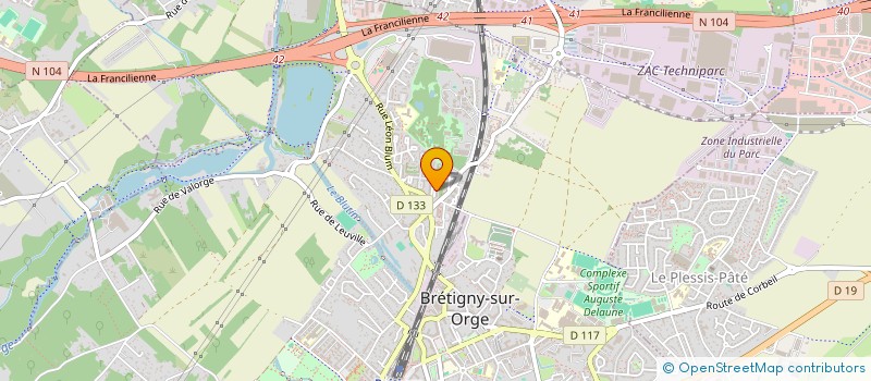 localisation de l'entreprise MADAME MAGDA MOUNANOU à BRETIGNY-SUR-ORGE