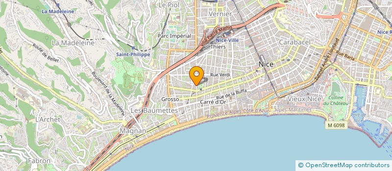localisation de l'entreprise MADAME MAGDA ROSU à NICE