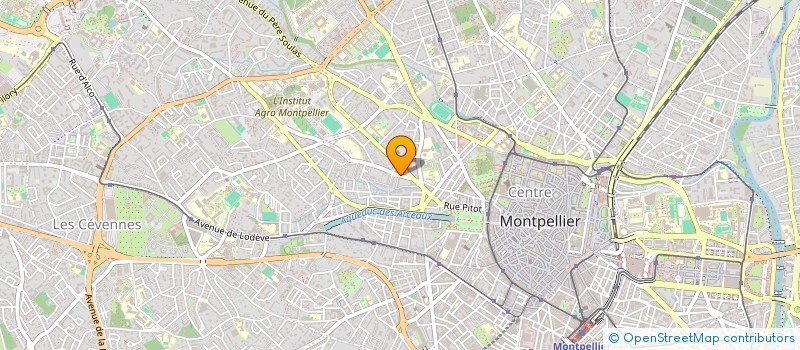 localisation de l'entreprise MADAME MAGDALA DESRUISSEAUX à MONTPELLIER