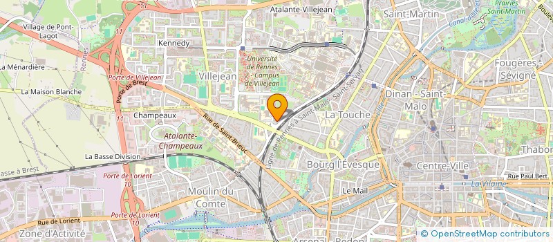 localisation de l'entreprise MADAME MAGDALEN BROUARD à RENNES
