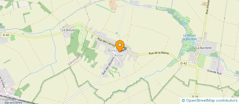 localisation de l'entreprise MADAME MAGDALENA BION  BOISSY-SANS-AVOIR