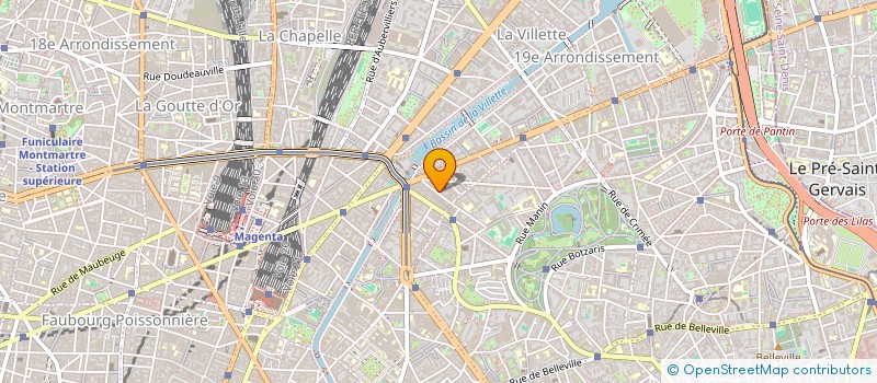 localisation de l'entreprise MADAME MAGDALENA BUGALSKA  PARIS