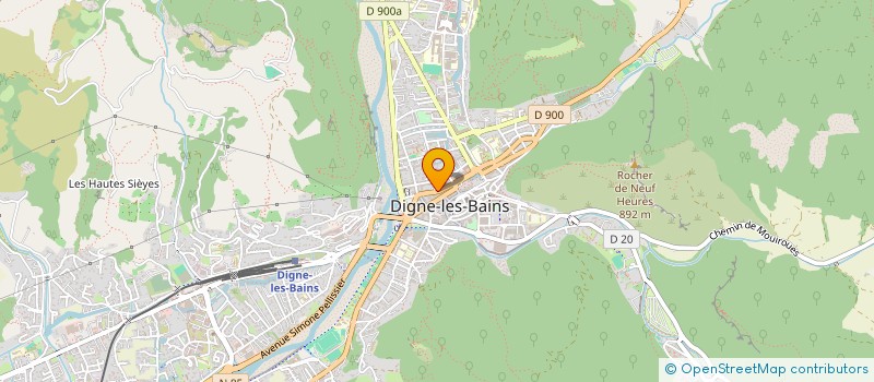 localisation de l'entreprise MADAME MAGDALENA CZERNIECKA  DIGNE-LES-BAINS