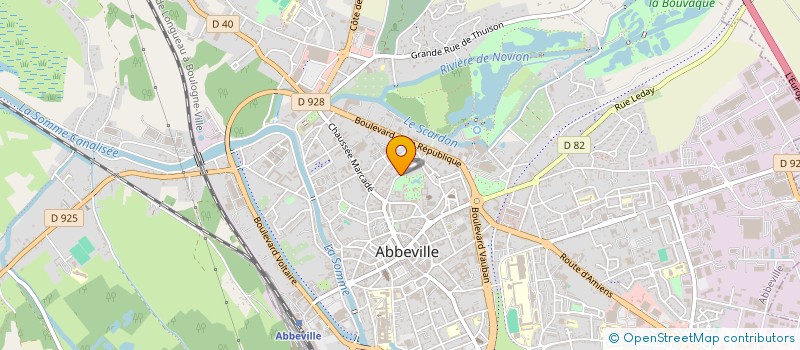 localisation de l'entreprise MADAME MAGDALENA DEMACHY  ABBEVILLE