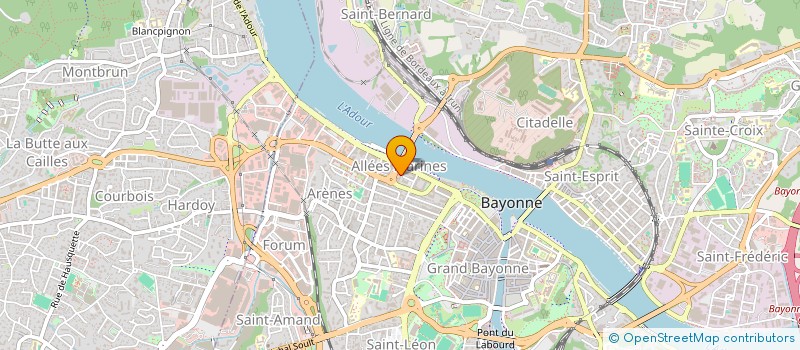 localisation de l'entreprise MADAME MAGDALENA DITER à BAYONNE